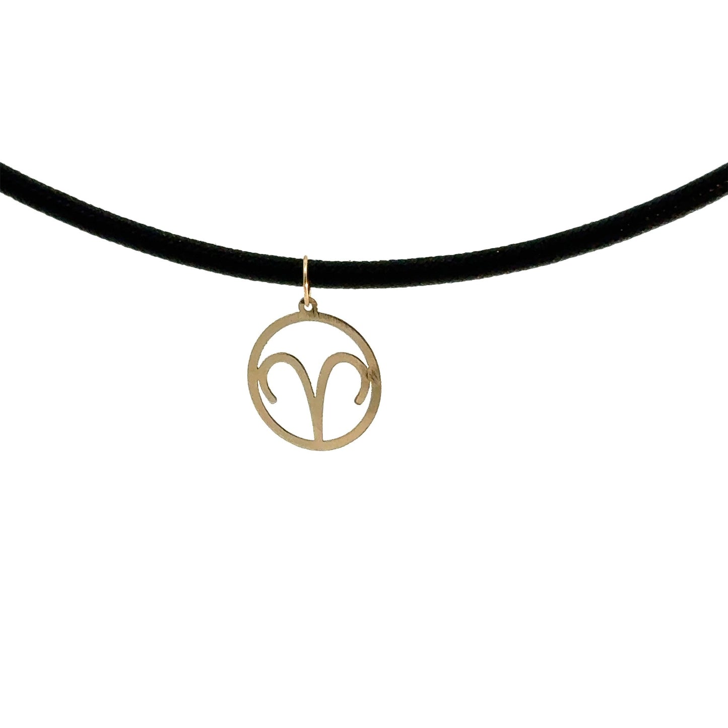 18K Gold Rope Necklace Aries