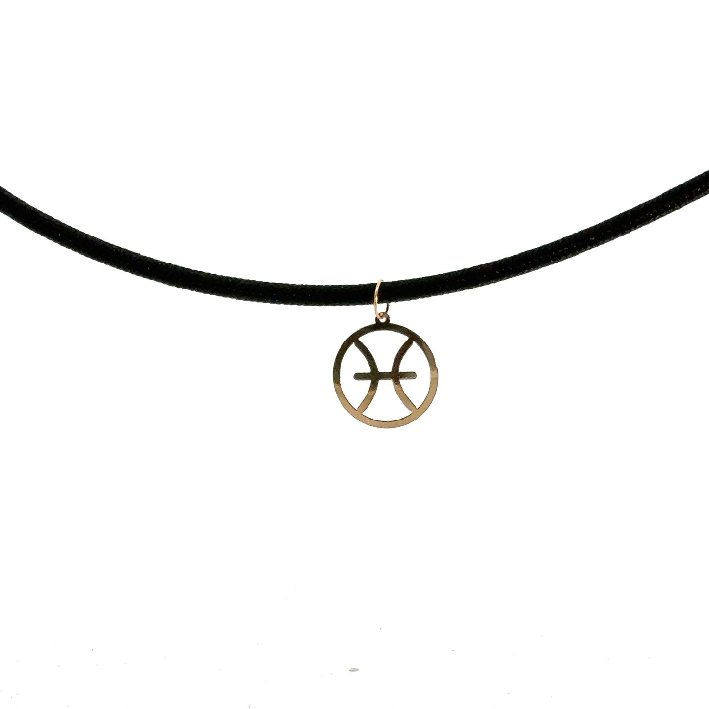 18K Gold Rope Necklace Pisces