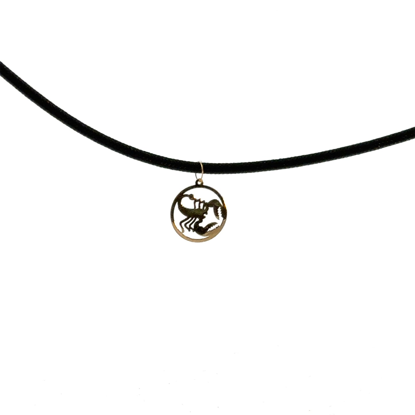 18K Gold Rope Necklace Scorpio