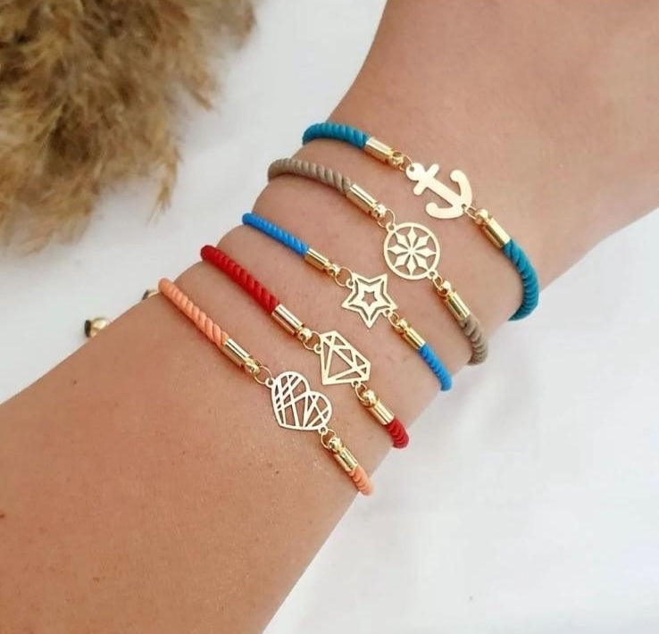 18K Gold Rope Bracelet