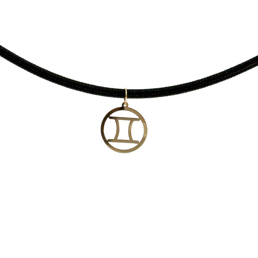 18K Gold Rope Necklace Gemini