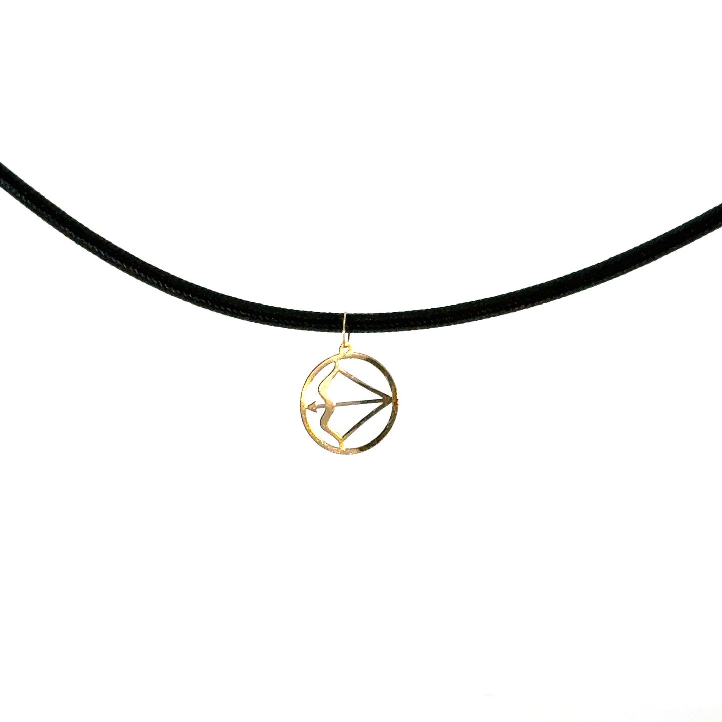 18K Gold Rope Necklace Sagittarius