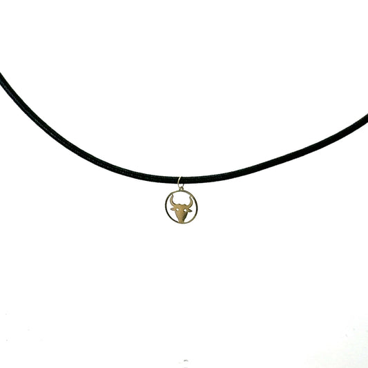 18K Gold Rope Necklace Taurus